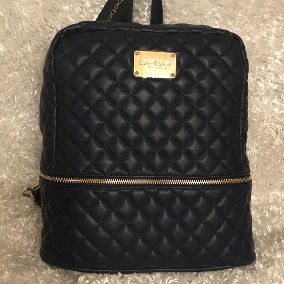 bebe danielle velvet backpack